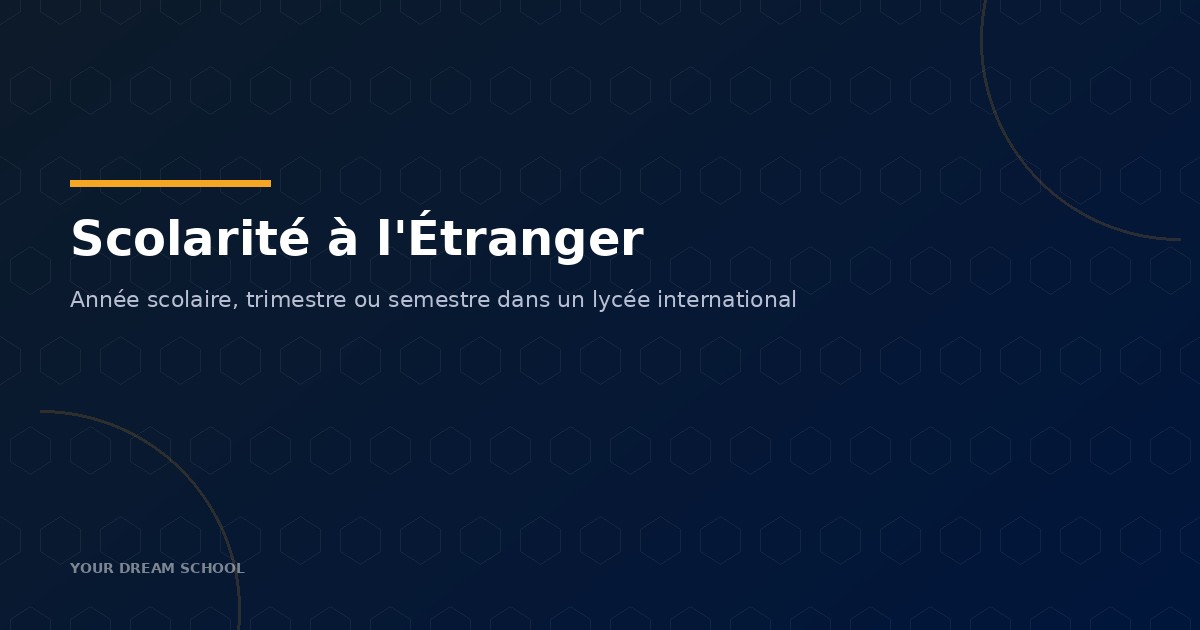 Yds scolarite etranger