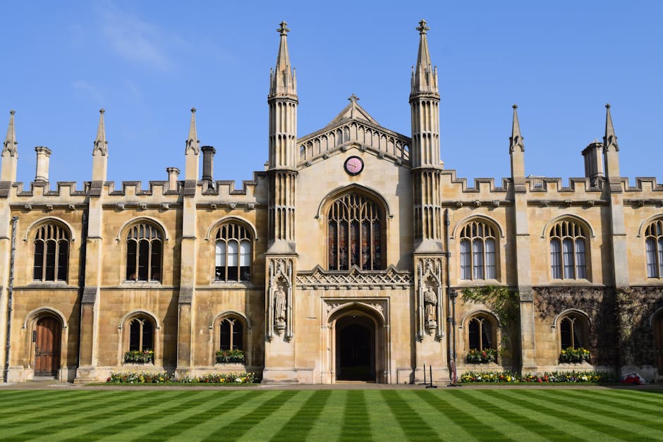 Stunning Gothic architecture of a histor