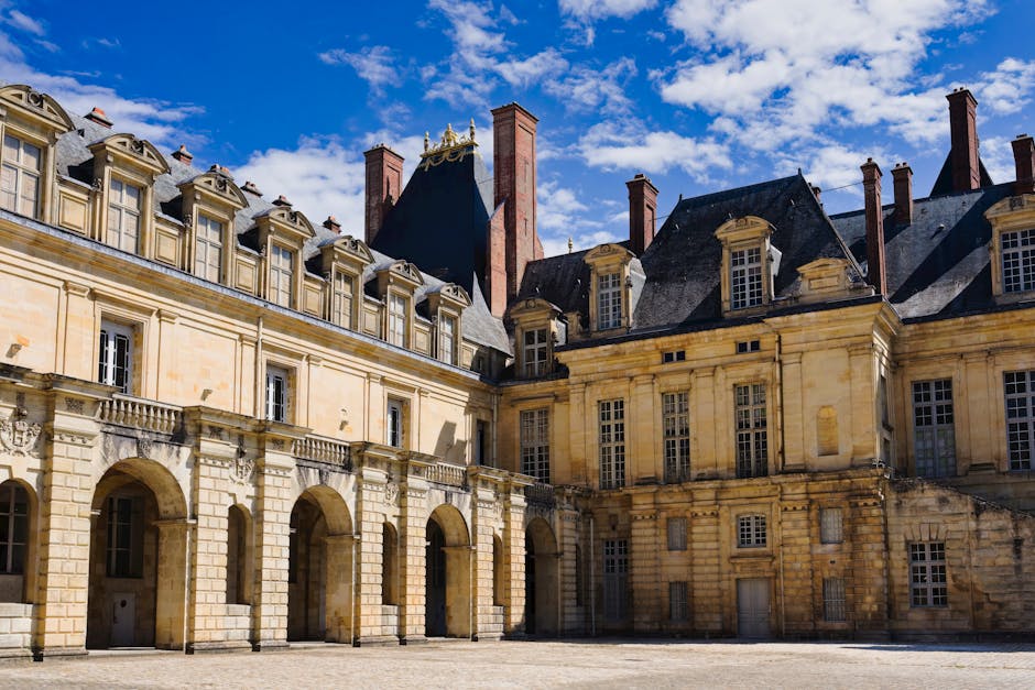 Stunning view of the Château de Fontaine