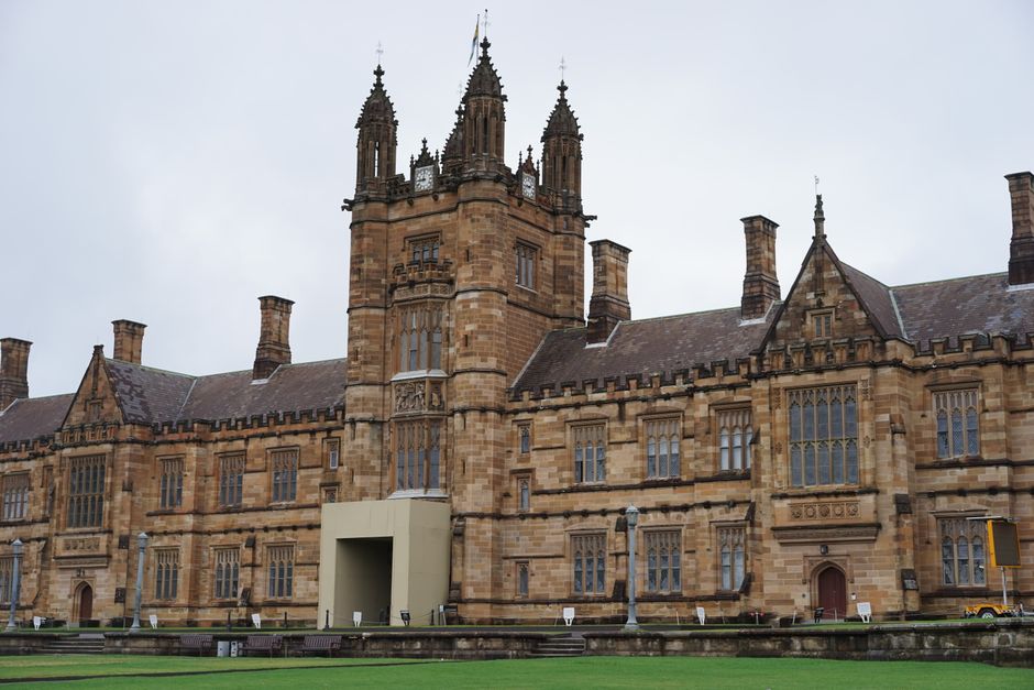Gothic architecture of a historic univer