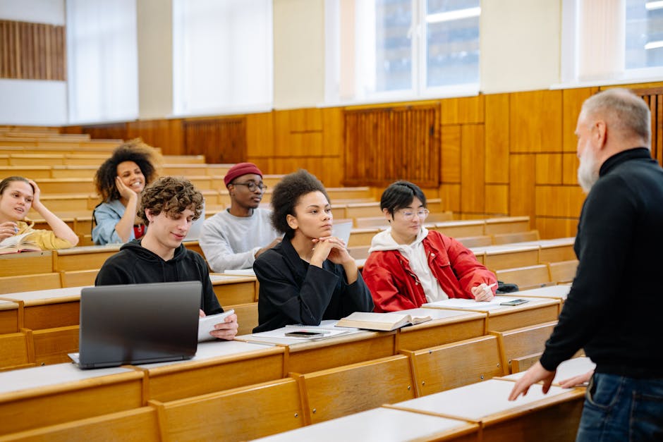 Students from diverse backgrounds engage