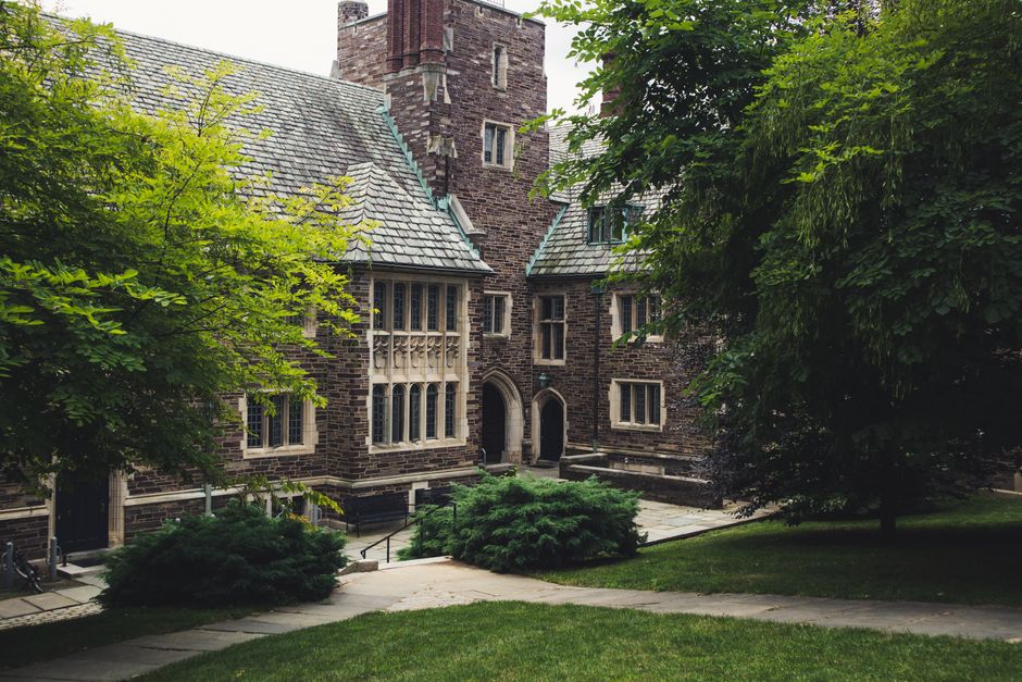Elegant Gothic architecture of Princeton
